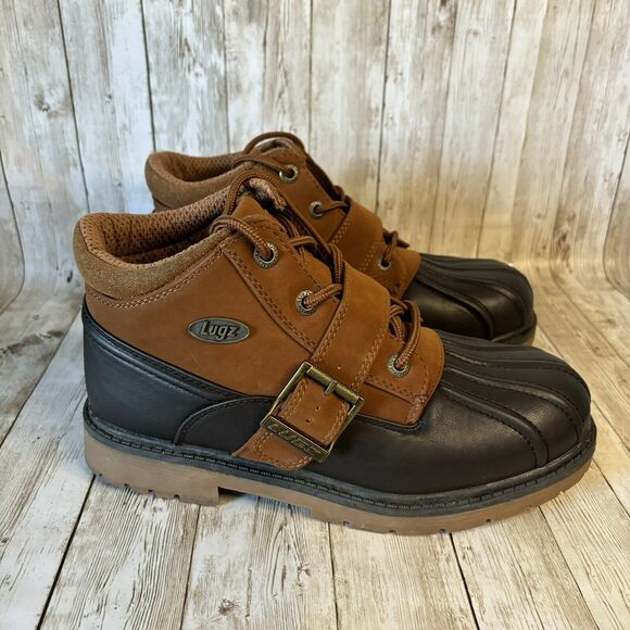 Lugz Avalanche Strap Men’s Winter Boots Brown and Terracotta Size 7.5 - Picture 1 of 8